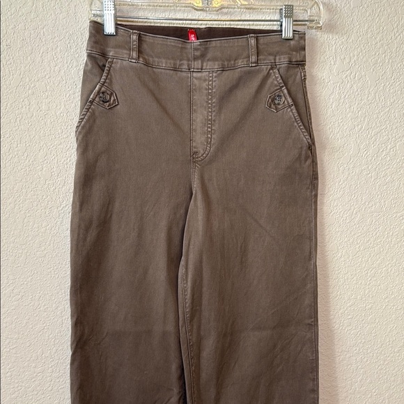 Spanx twill cropped wide leg Pants Smoke - Picture 3 of 7